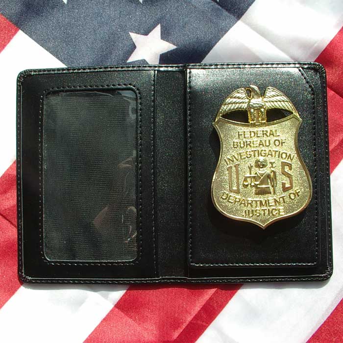 美国联邦调查局fbi金属徽章证件夹卡包 驾驶证 行驶证