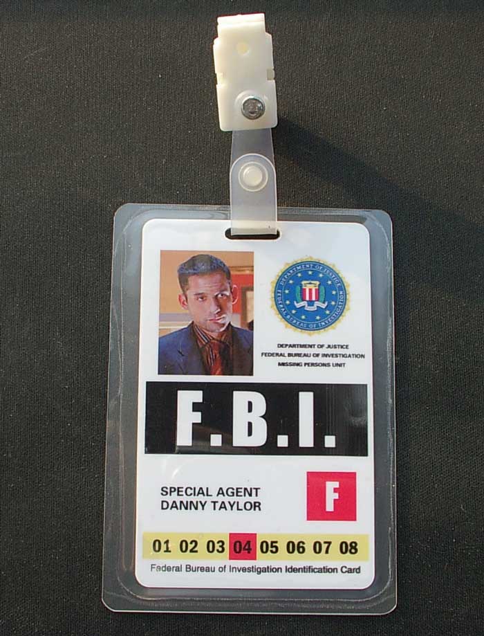 美国联邦调查局fbi胸卡 塑封式胸卡 fbi身份id卡 个性定制娱乐卡